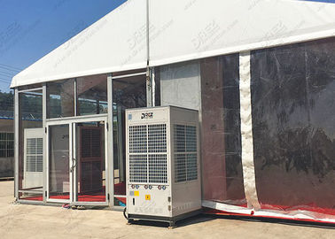 चीन R407c वाणिज्यिक तम्बू एयर कंडीशनिंग इकाइयों 36HP 33 टन बड़े शीतलन क्षमता आपूर्तिकर्ता